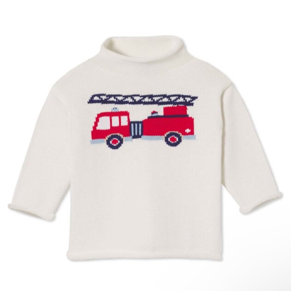 CLASSIC PREP
Fraser Roll Neck Firetruck
Intarsia Sweater, Cannoli Cream